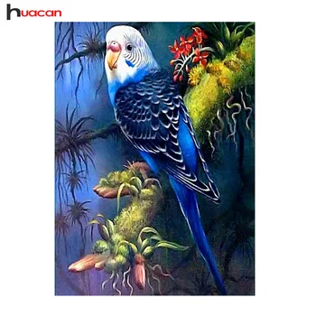 

Diamond Painting Cross Stitch Parrot Rhinestone Diamond Painting Birds Mosaic Pattern Needle Arts & Craft