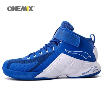 

ONEMIX Man Basketball Shoes For Men Nice Classic Athletic Basketball Boots Trainers White Sports Shoe Outdoor Walking Sneakers