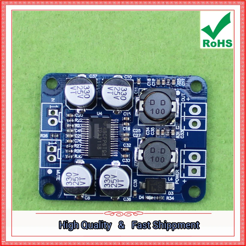 TPA3118 PBTL моно плата цифрового усилителя 1X60W 3118 модуль 1*60 Вт (H6B5)|digital amplifier board|amplifier