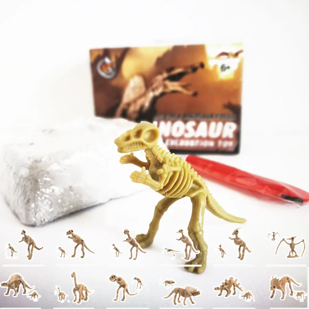 

mylb Novelty Creative DIY Archaeological Excavation Toys Creative Dinosaurs Clay Model Toys for Kids