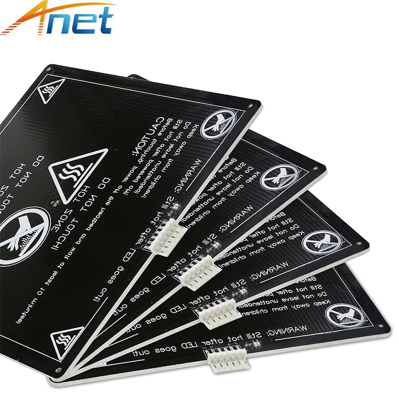 Anet A6 A8 MK3 12 В Тепловая алюминиевая Подогреваемая кровать 220 мм * 3