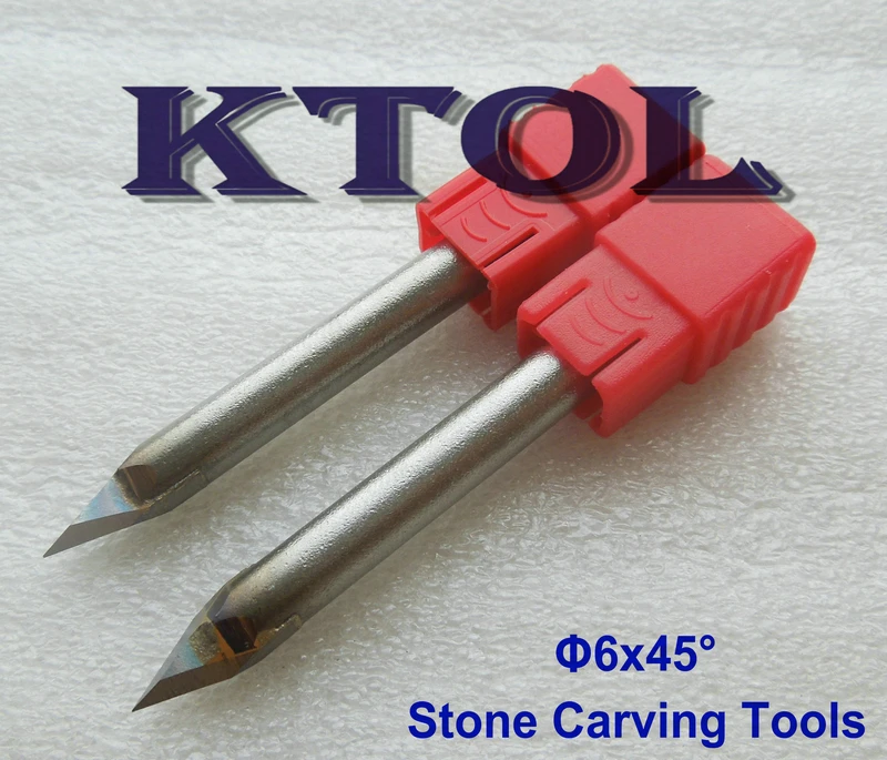 

45 Stand Degree 6mm Shank Tungsten Carbide Milling Cutter Bit Soft Metal/Marbles/Stone Carving Tools,V Carving CNC Router Knife