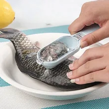 Бытовые Кухня Инструменты для морепродуктов Пластик рыбы Весы Скребки Творческий выскабливание пилинг Ножи