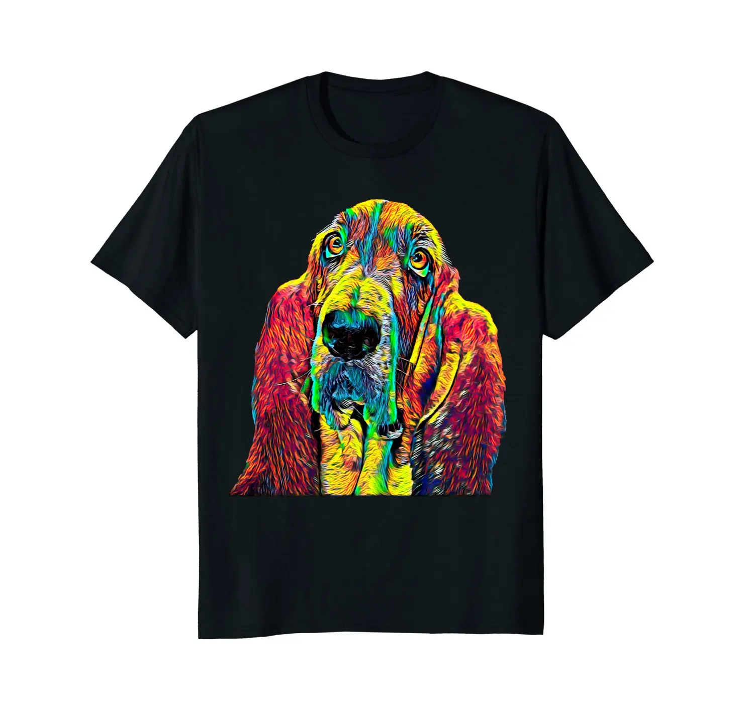 

2018 Summer T Shirt Men New High Quality Basset Hound Dog Breed T-Shirt Military T Shirts