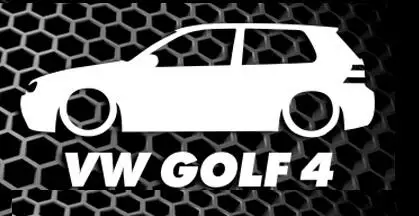 Автомобиль наклейка для Volkswagen GOLF1 golf2 golf3 golf4 golf5 golf6 golf7 mk1 mk2 mk3 mk4 mk5 mk6 mk7 - Название цвета: GOLF 4 white