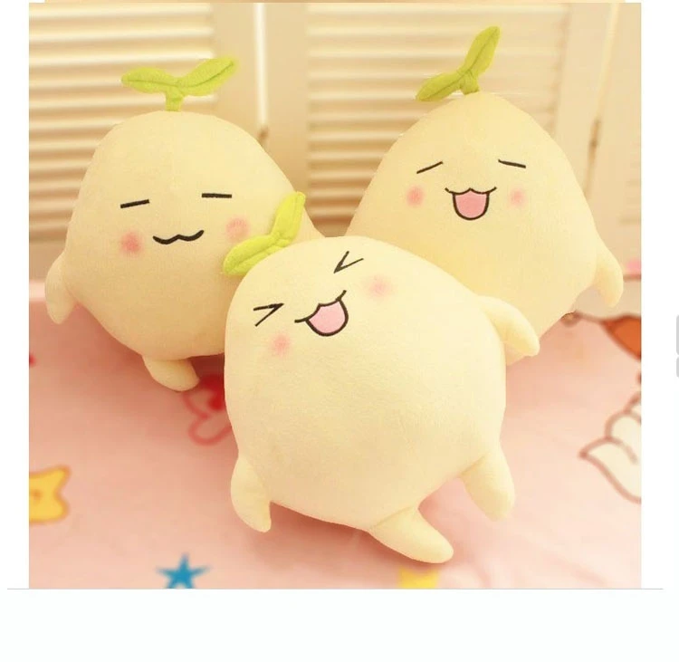 Mandora Doll Datura Plush Toys, Cartoon Plant Stuffed Toys, Radish Plush Pi...