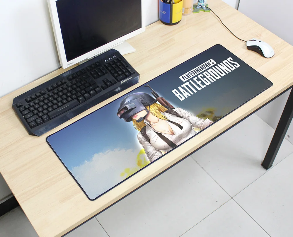 Супер большие коврики для мыши pubg 80 см х 30 игровые коврик клавиатуры Настольный