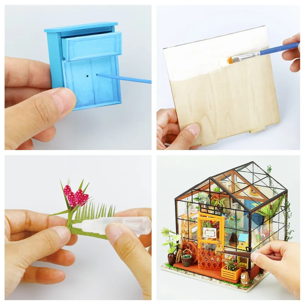 Casinha de Montar Miniatura DIY - JARDIM DE INVERNO - Frete Grátis ..