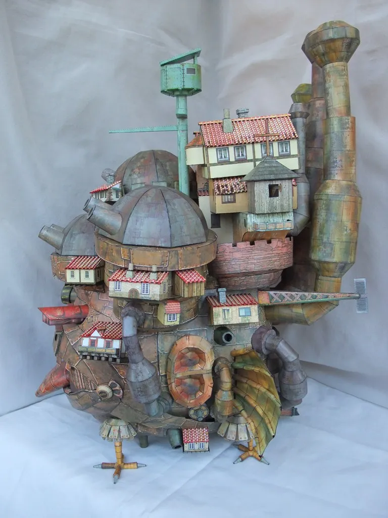 Howl/'s Moving Castle 3D Paper Model 50cm Land Version Educational 3D Puzzle Gift