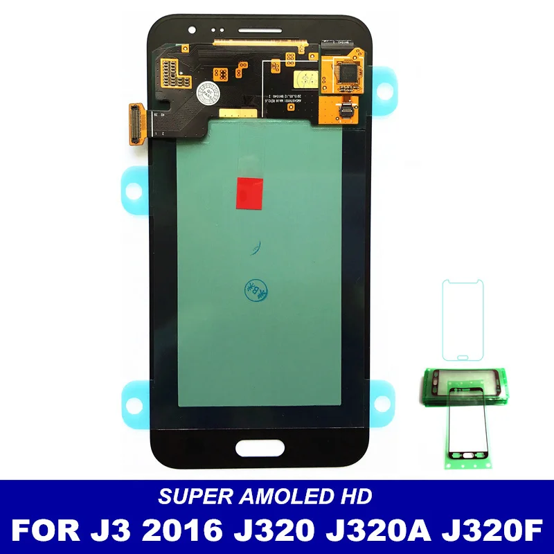 imágenes para AMOLED LCD Pantalla Lcd Full de Pantalla Para Samsung J3 2016 J320 J320M J320PJ320Y J320F Touch Screen Reemplazo Digitalizador Asamblea imágenes para AMOLED LCD Pantalla Lcd Full de Pantalla Para Samsung J3 2016 J320 J320M J320PJ320Y J320F Touch Screen Reemplazo Digitalizador Asamblea