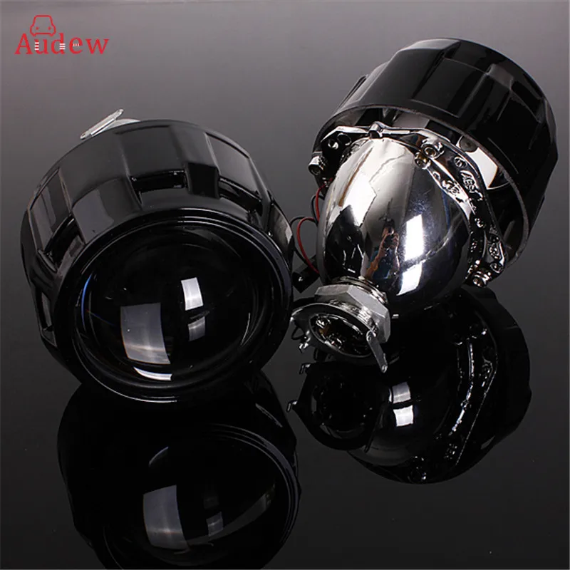

2.5 Inches Mini WST For HID Bi-xenon Projector Lens + Shrouds LHD RHD For Auto Angels Eye Headlight H1 H4 H7