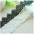 Новые lace300 двор/lot 9 см Ширина DIY Женщины платье кружевной отделкой африканский гипюр золотой цветок вышитые кружева лента DHL