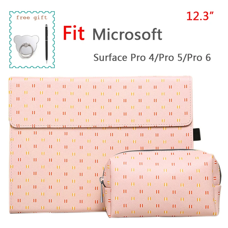 

Laptop Case for Surface Pro 6 Tablet Sleeve Protective Stand Cover for Microsoft Surface Pro 5 Pro 4 with Charger Bag