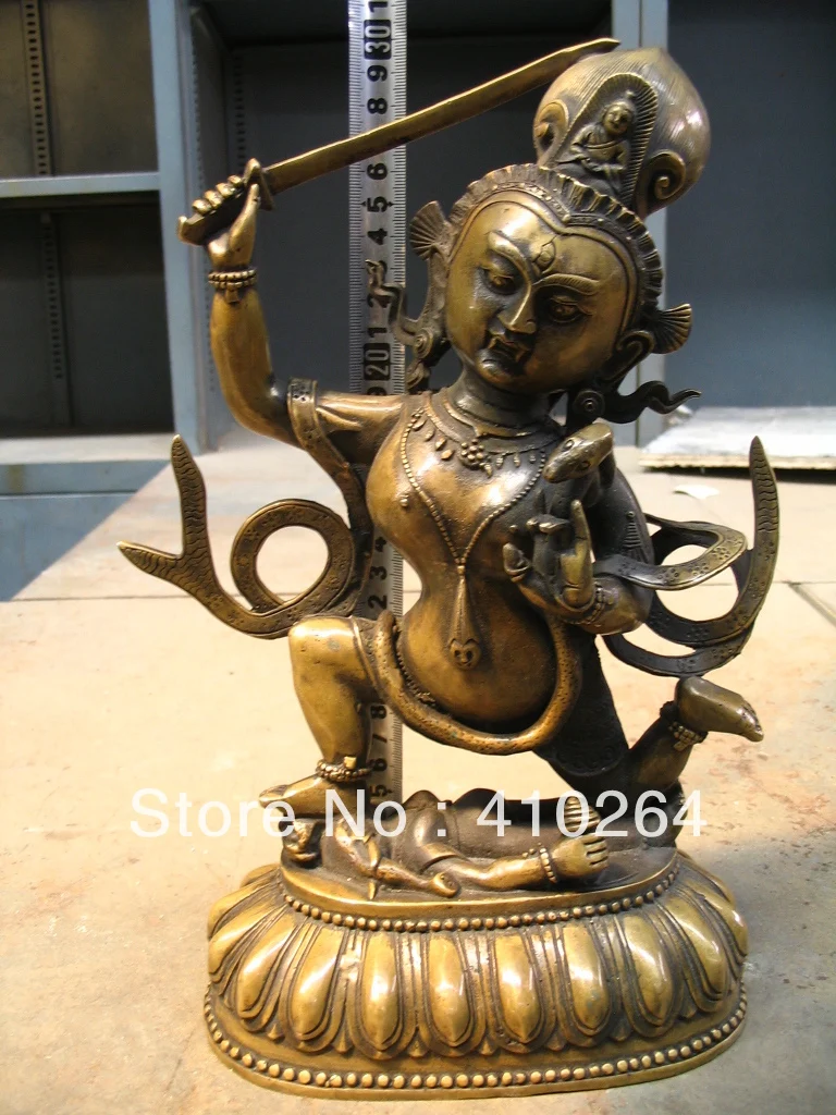 

[Nice Discount ] 30CM Xiang Yao Demon sword god Buddha Bronze Statue