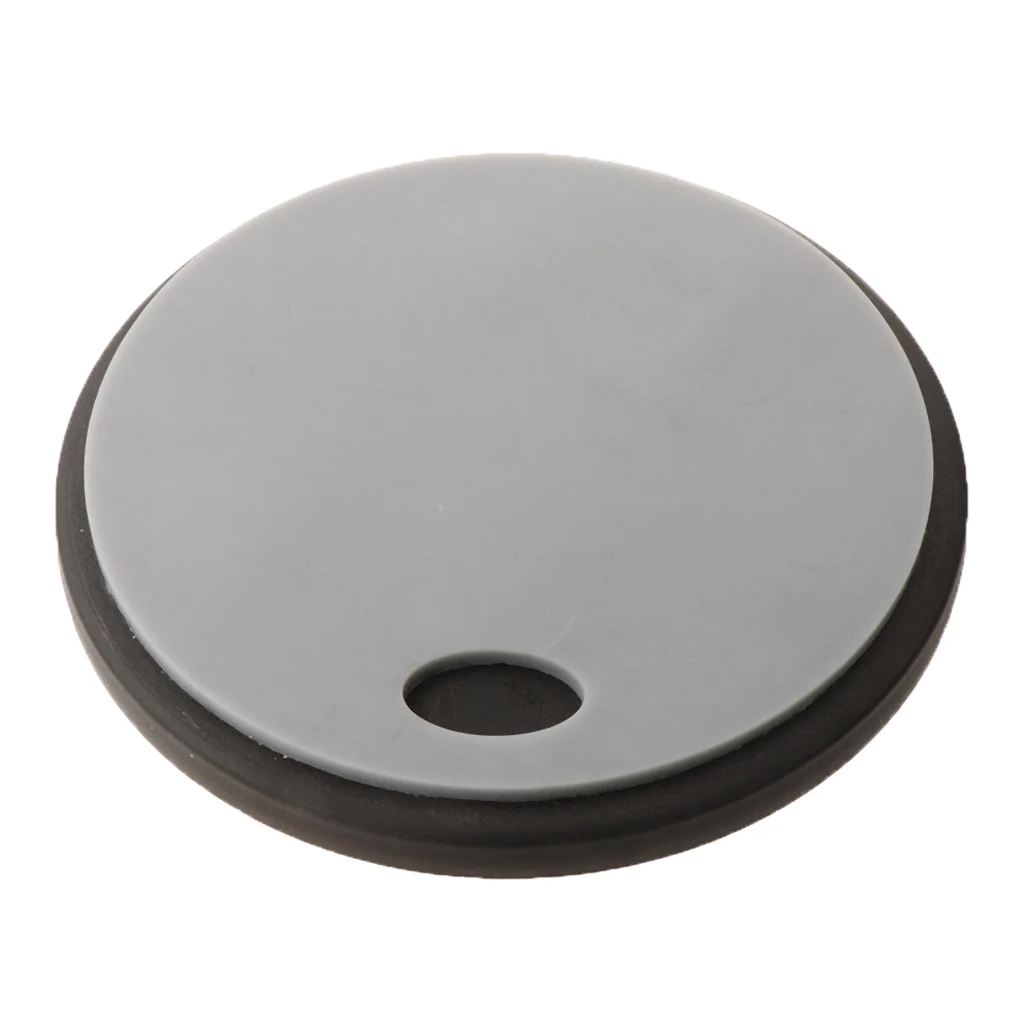 

Practical Rubber 10inch Dumb Drum Mat Pad Drum Set Mute Percussion Instrument Part Accessories