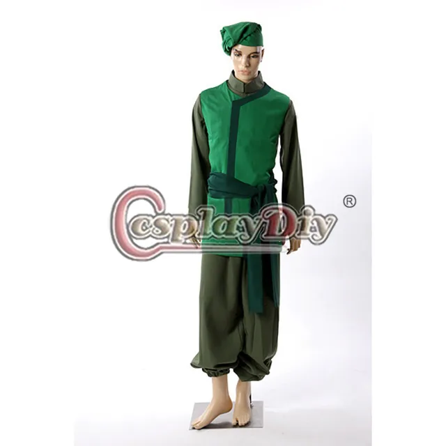 cosplaydiy avatar the last airbender cabbage merchant cosplay costume adult men carnival halloween costume custom