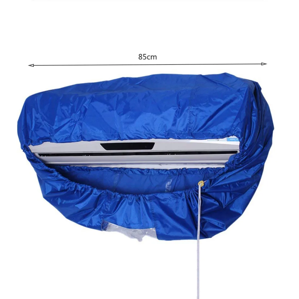 

Air Conditioner Waterproof Cleaning Cover Dust Washing Clean Protector Bag With Water External Outlet Cord Fastener For 2P/3P
