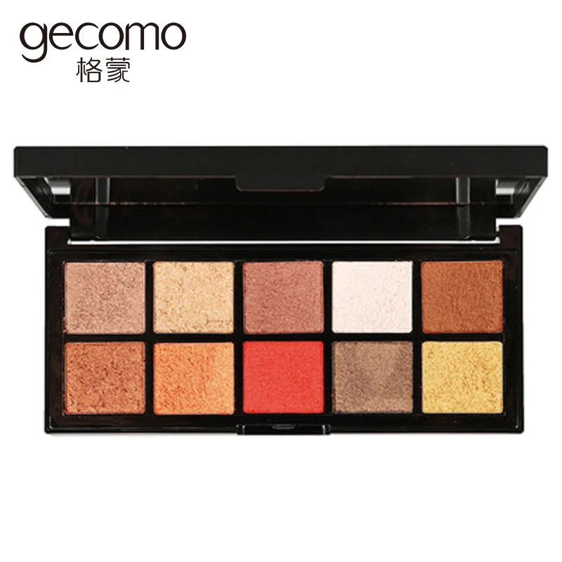 

10 Colors Eyeshadow Palette Pressed Powder Glitter Eye Shadow Make up Paletted Matte Silky Pigments Eye Shadow Eyeshado Palette