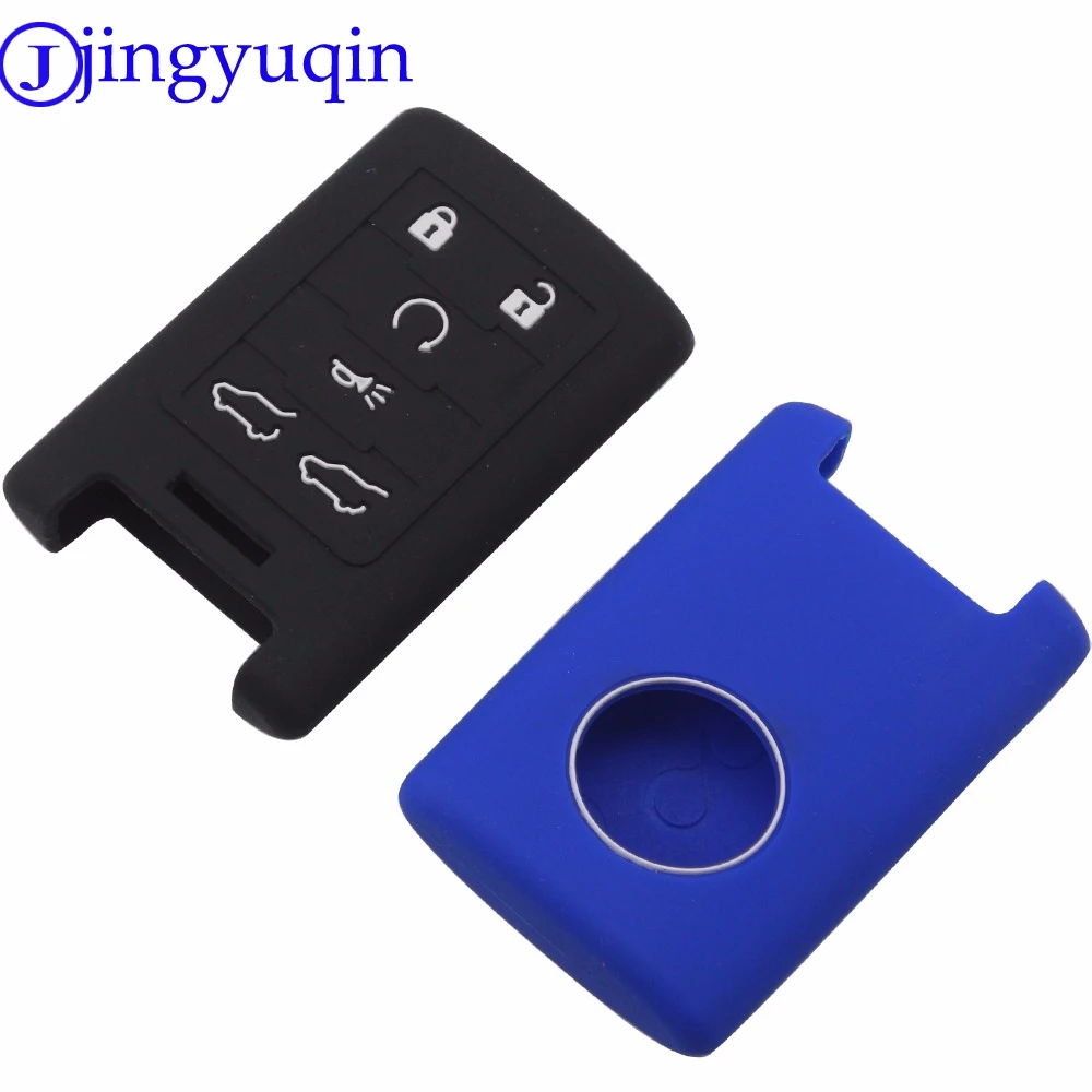 

6 Buttons Silicone Remote Key Case Shell Cover Holder for Cadillac DTS/STS/Escalade/CTS/SRX/XTS/ATS for Chevrolet C7 Corvette