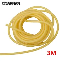 3M Elastic Natural Latex Tube Slingshot 3mm*6mm Replacement Rubber Band Outdoor Hunting Shooting Catapult Accessory Sling Part