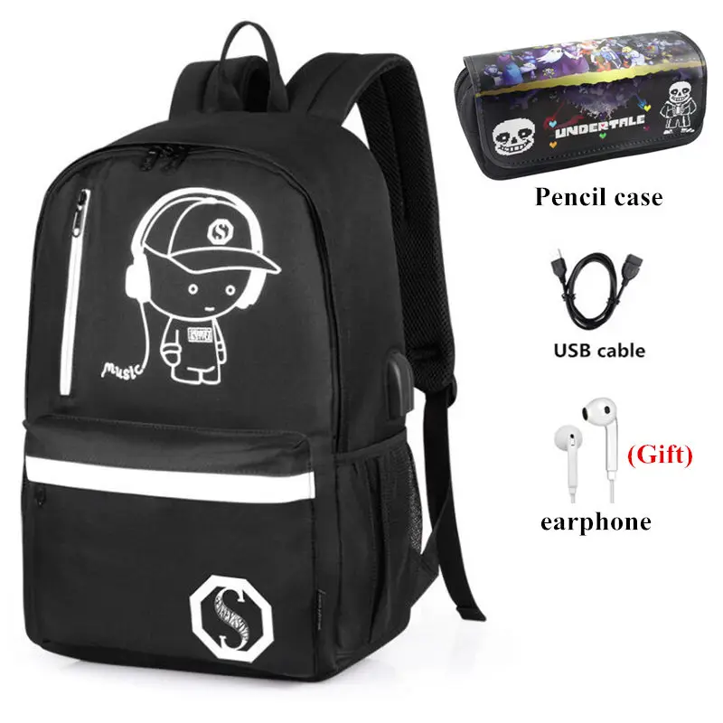

Anti Theft Backpack Luminous Student School Bags For Teenager USB Charge Laptop Backpack Bagpack Sac A Main Travel Bags Mochila