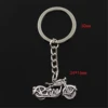 Fashion Motorcycle Motorcross Moto 34x16mm Pendant 30mm Key Ring Chain Bronze Silver Color Men Car Gift Keychain Dropshipping ► Photo 2/6