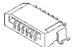 

52852-0670 528520670 MOLEX Original 1.0mm pitch connector 6pin