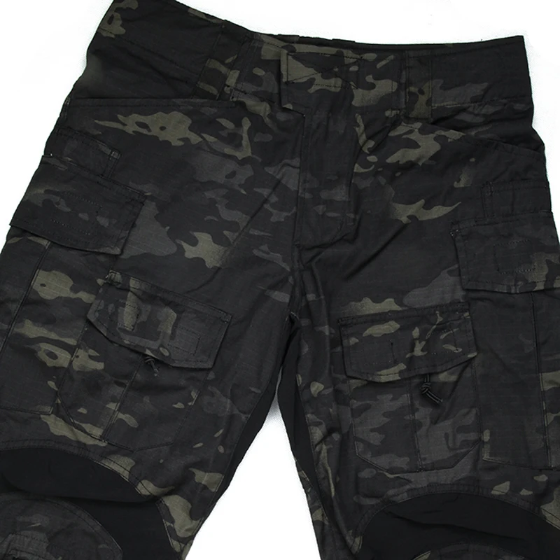 airsoft paintball hunting accessories G3 tactical training pant military pants with knee pad set compact uniform for shooting (1)