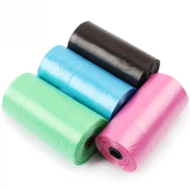 1Roll= 20pcs Dogs Cats Poop Bag Biodegradable Garbage Pet Dog Waste
