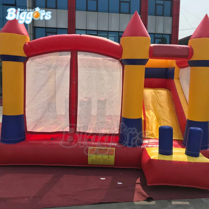 

Commercial grade inflatable bouncy castle with slide combo bounce house