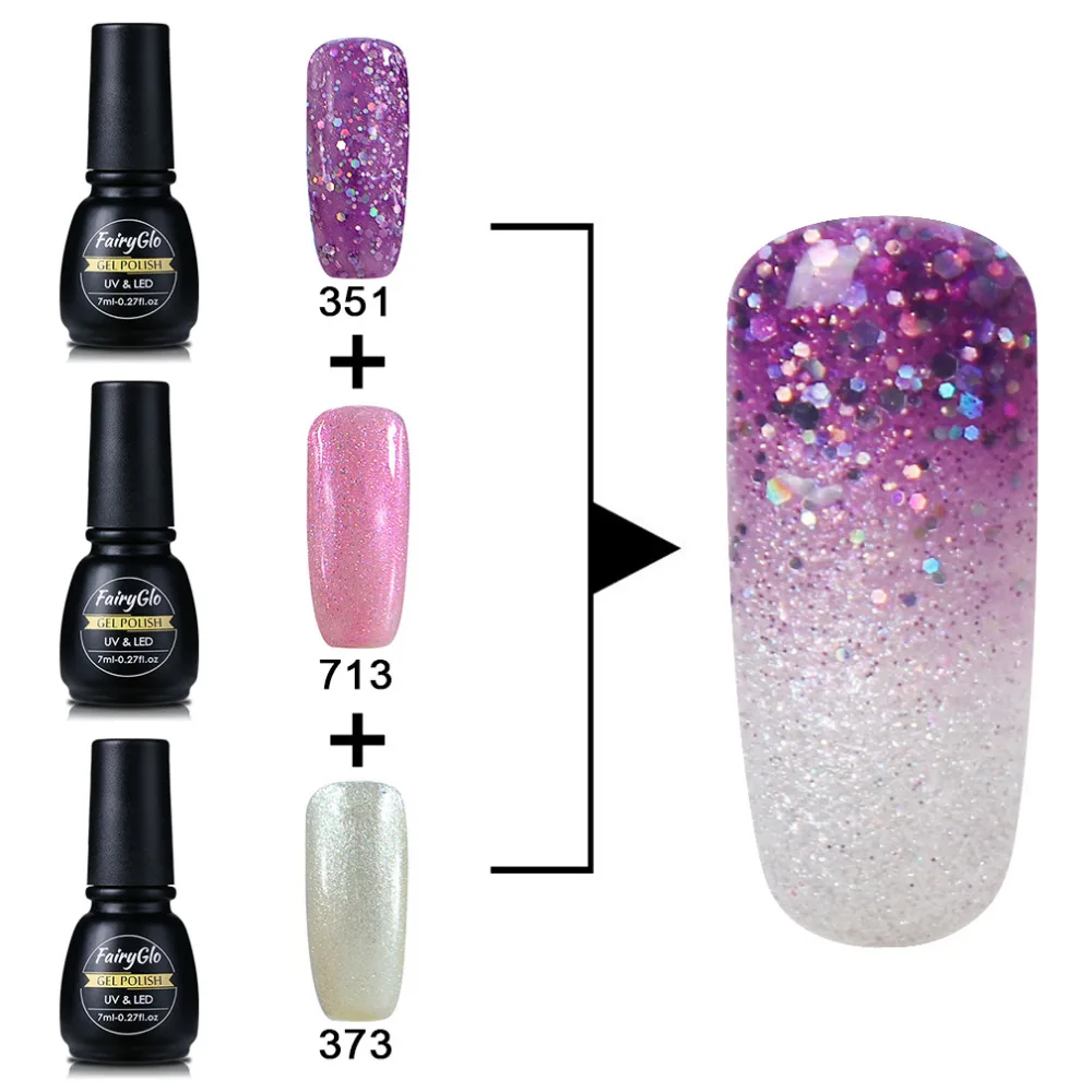 Гель лак для ногтей набор маникюра 7 мл 3 шт.|enamel kit|gel nail polishing manicuregel polish |