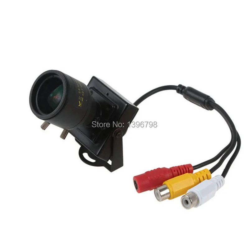 HD 700TVL 1/3 CMOS Мини CCTV камера с 2 8 12 мм ручным объективом для цветного
