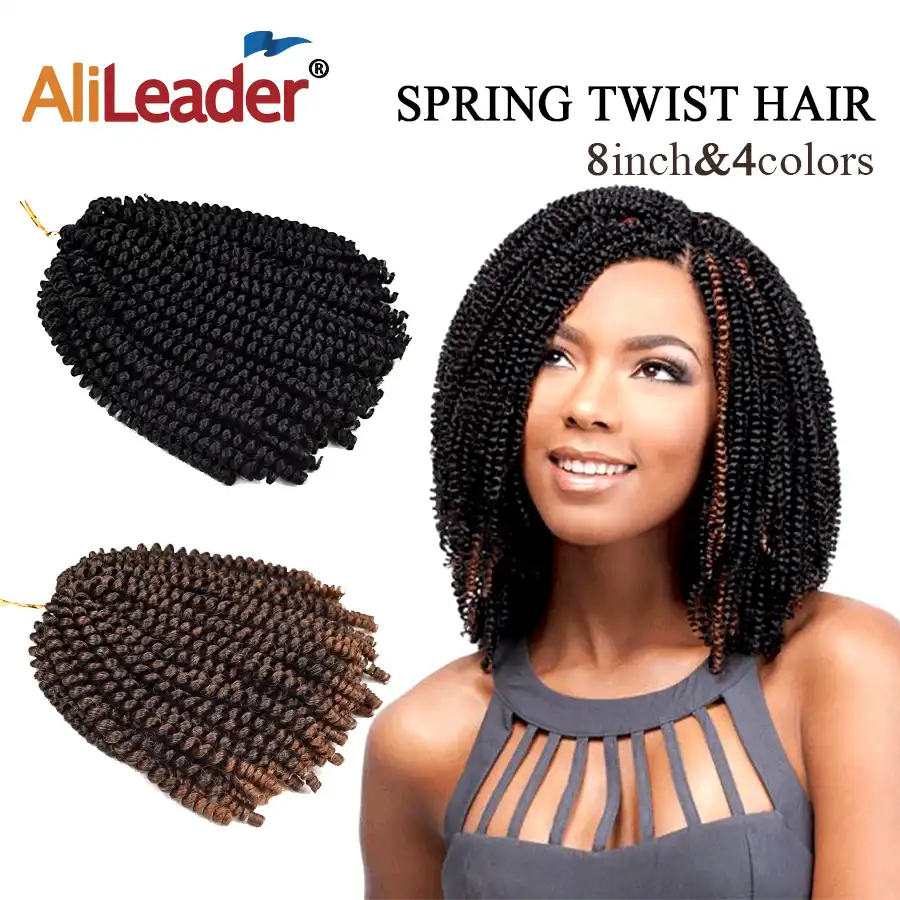 Alileader 1 5packs Nubian Crochet Braids Synthetic Spring Twist