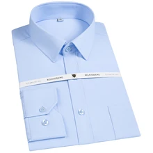 Брендовые высококачественные однотонные Саржевые синие классические дизайнерские формальные офисные мужские деловые рубашки с длинным рукавом Базовые белые Рабочие Рубашки