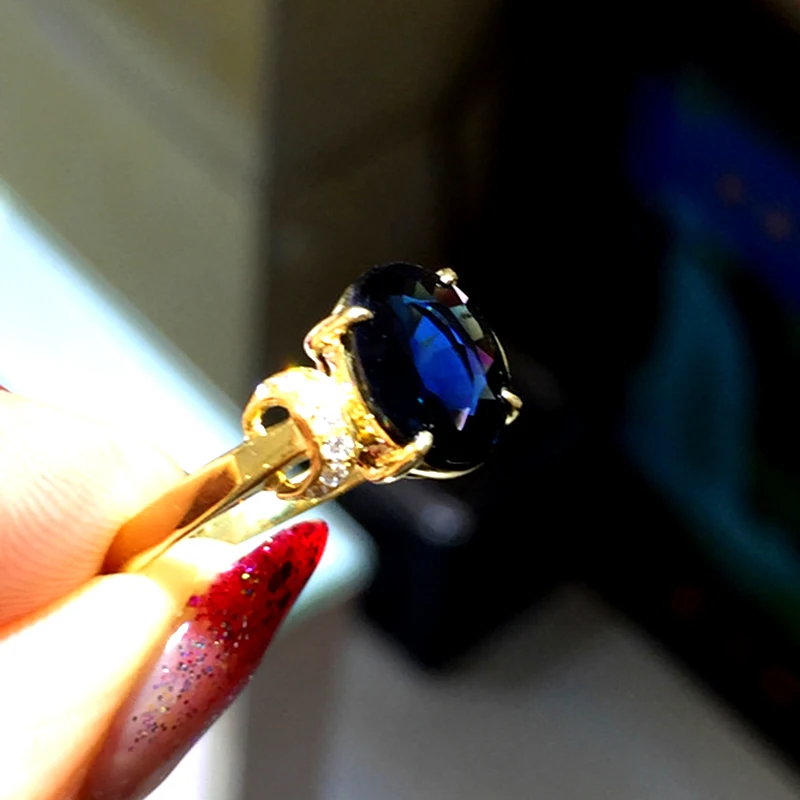 real sapphire ring 