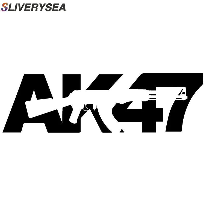 

Best-selling Car Sticker AK 47 Gun Car Styling For Audi Q5 A4 B6 B8 For BMW E46 E39 E60 E90 #B1416