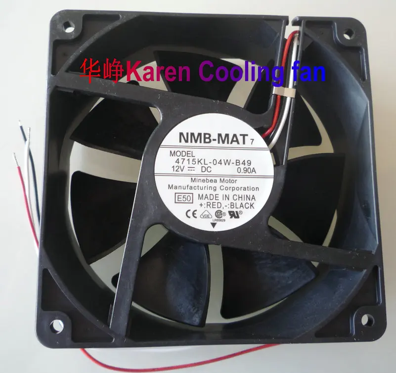 

New original NMB12CM 4715KL-04W-B49 12038 12V 0.9A 3WIRE cooling fan