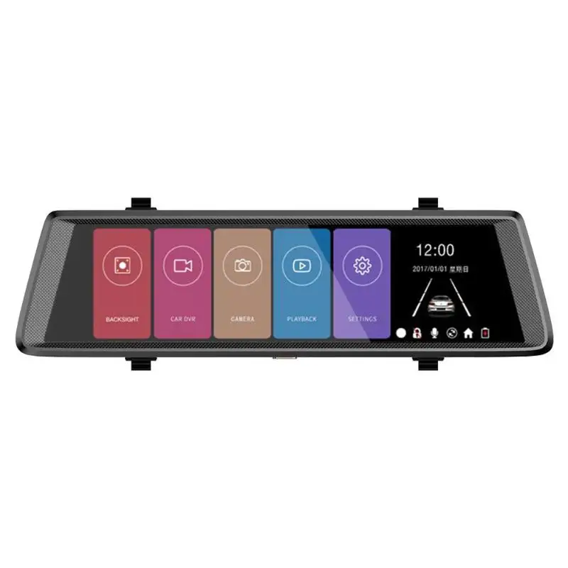 

H900 Full HD 1080P Car DVR 9.88 inch Rearview Mirror Dashboard Camera for Phisung Double Recording Before and After