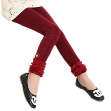 Леггинсы для девочек из хлопка, новинка года, осенние детские штаны для девочек, леггинсы с цветочным рисунком для девочек, теплые штаны для маленьких девочек, 4 цвета, детские штаны, От 3 до 12 лет