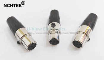 

NCHTEK Mini XLR 5Pin Female Plug Audio Microphone Connector MIC Tini TA5F Adapter/Free Shipping/10PCS