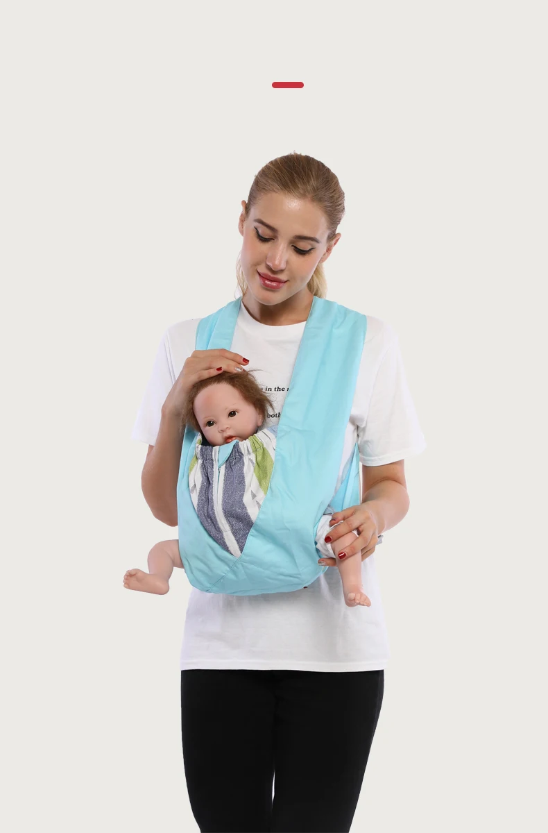 Cuby моды Baby Carrier Уютный Хлопок Детские эластичные X-тип новорожденных свет ребенка слинг кенгуру