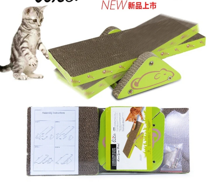 

Pet Cat scratch board Cat toy cat tree climbing frame Scratching cat scratch post corrugated