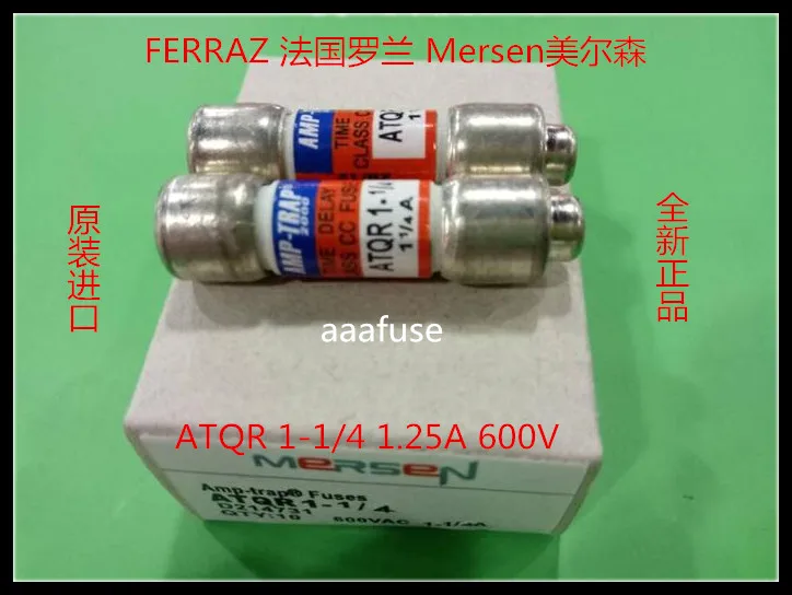 

Free shipping 5pcs ATQR 1 1/4 AMP TRAP 10X38 faray ceramic fuse 1.25A delay