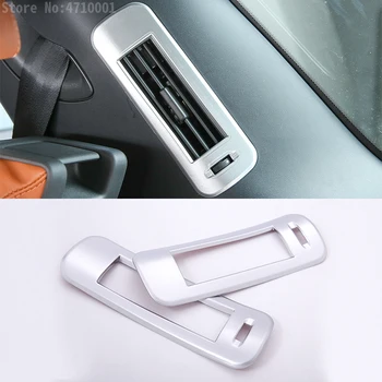 

ABS Chrome C Pillar Post Air Conditioner Vent Outlet Frame Cover Trim For Land Rover Discovery Sport 7 Seats 2015-2017