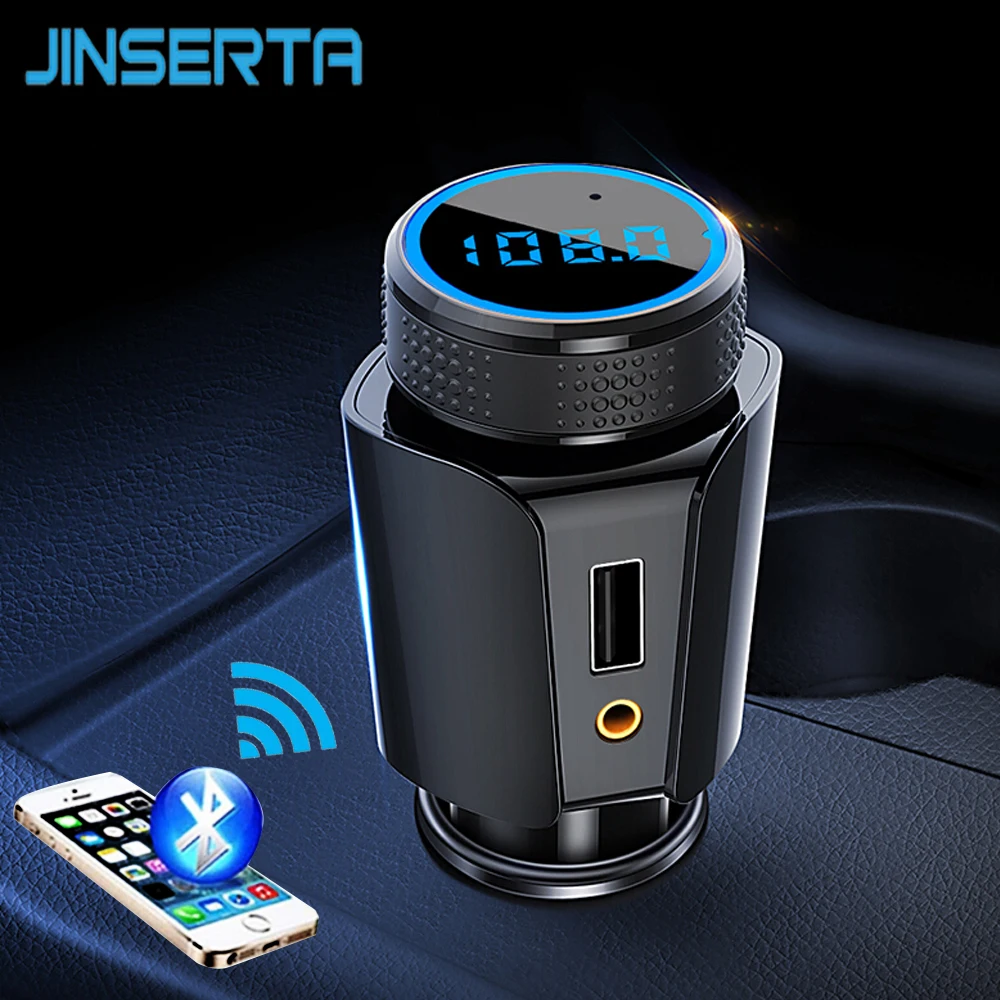 Универсальный Автомобильный MP3 плеер JINSERTA беспроводной Bluetooth fm передатчик