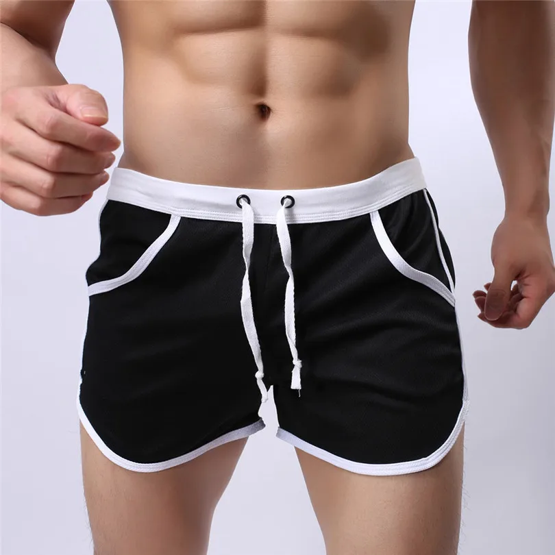 Men's Summer 2019 New Style Fashion Trunks Simple Sports Fitness Shorts Home Beach sportswear Trousers Trunks #3A08 (4)
