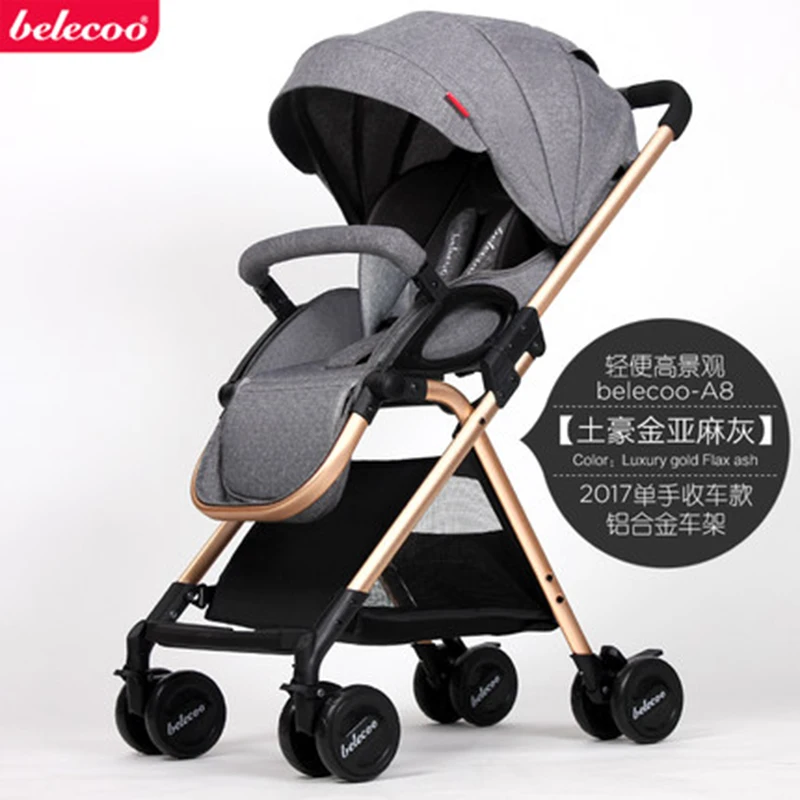 

BELECOO light stroller folding portable travel stroller baby stroller