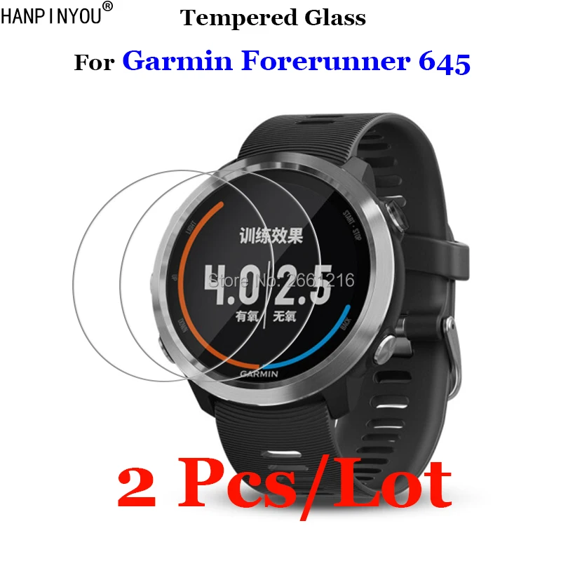 2 шт./лот для Garmin Forerunner645 закаленное стекло 9H 2.5D Премиум Защитная пленка экрана
