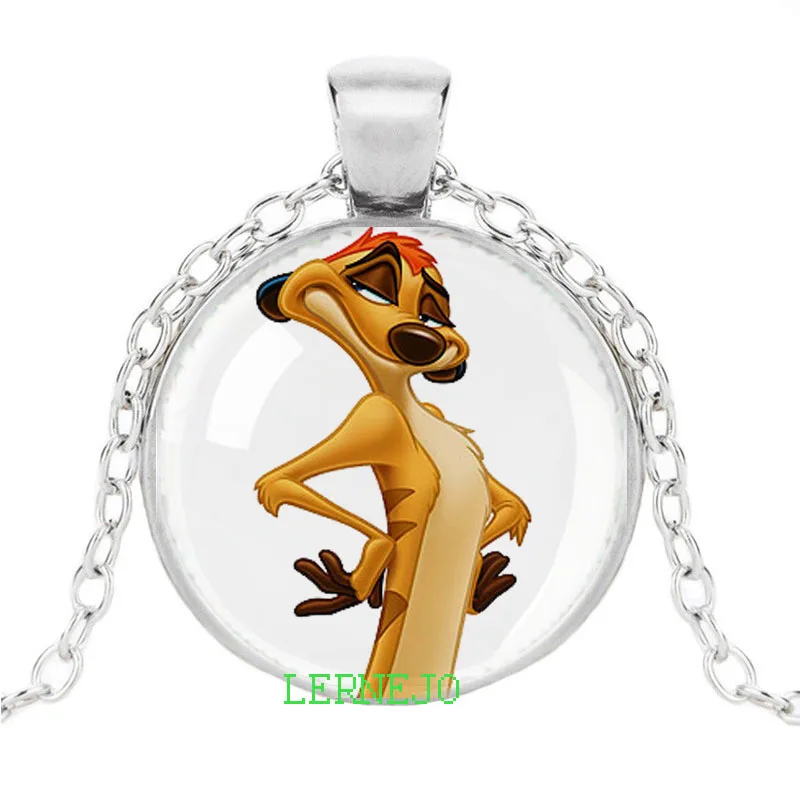 Simba The Lion King badge Pendant jewelry necklace rey leon le roi lion simba baby necklace for Kids jewelry - Окраска металла: 9