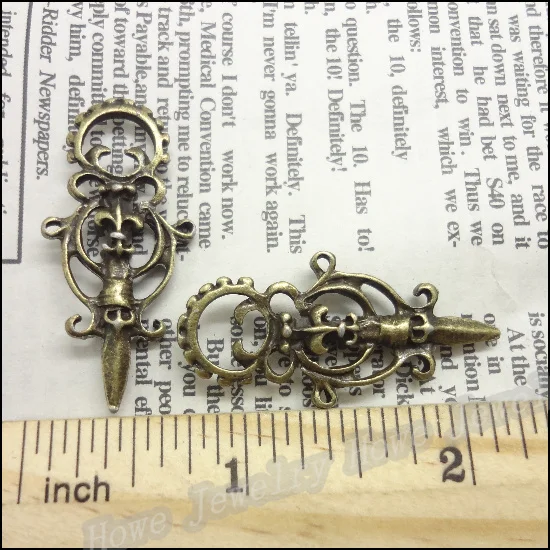 

10pcs Charms Arrow Pendant Bright Antique bronze Zinc Alloy Fit Bracelet Necklace DIY Metal Jewelry Findings